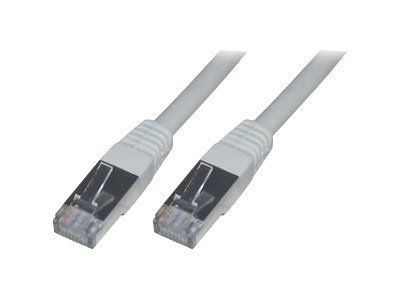 MCL Eco - Câble de raccordement RJ-45 Cat 5e - 5 m - Paire torsadée écranée (F/UTP) - Gris