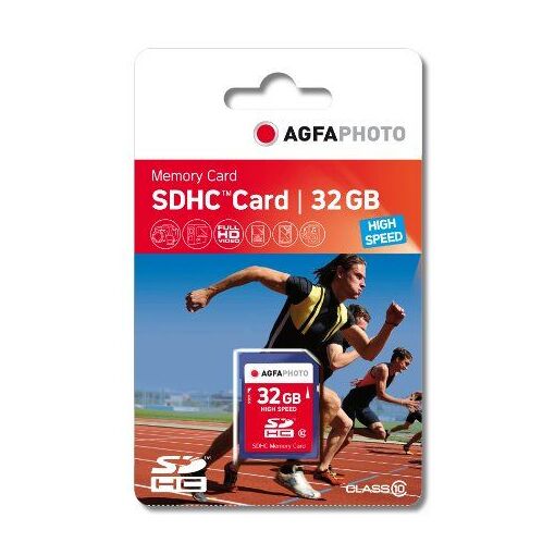 Agfaphoto 32GB Class 10 SDHC Memory Card
