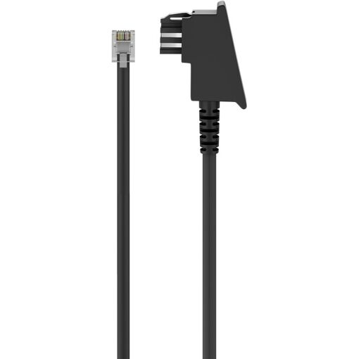 Câble de téléphone Goobay 68536 Noir 6m