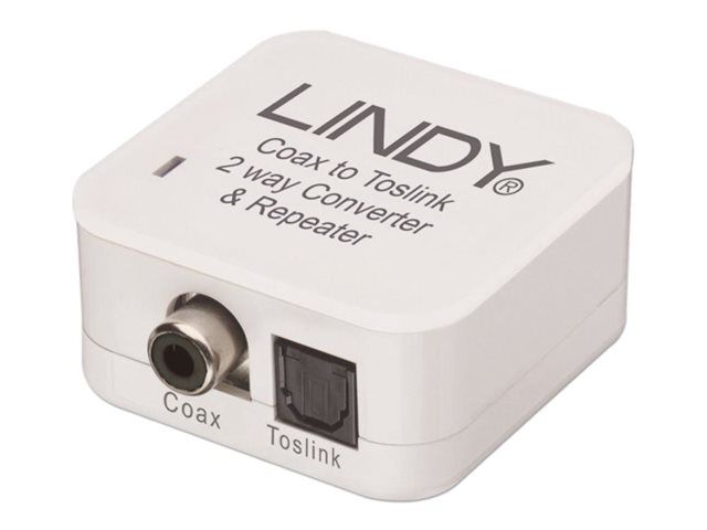 Lindy SPDIF Digital/Toslink Audio Converter - RCA/TOSLINK Adapter