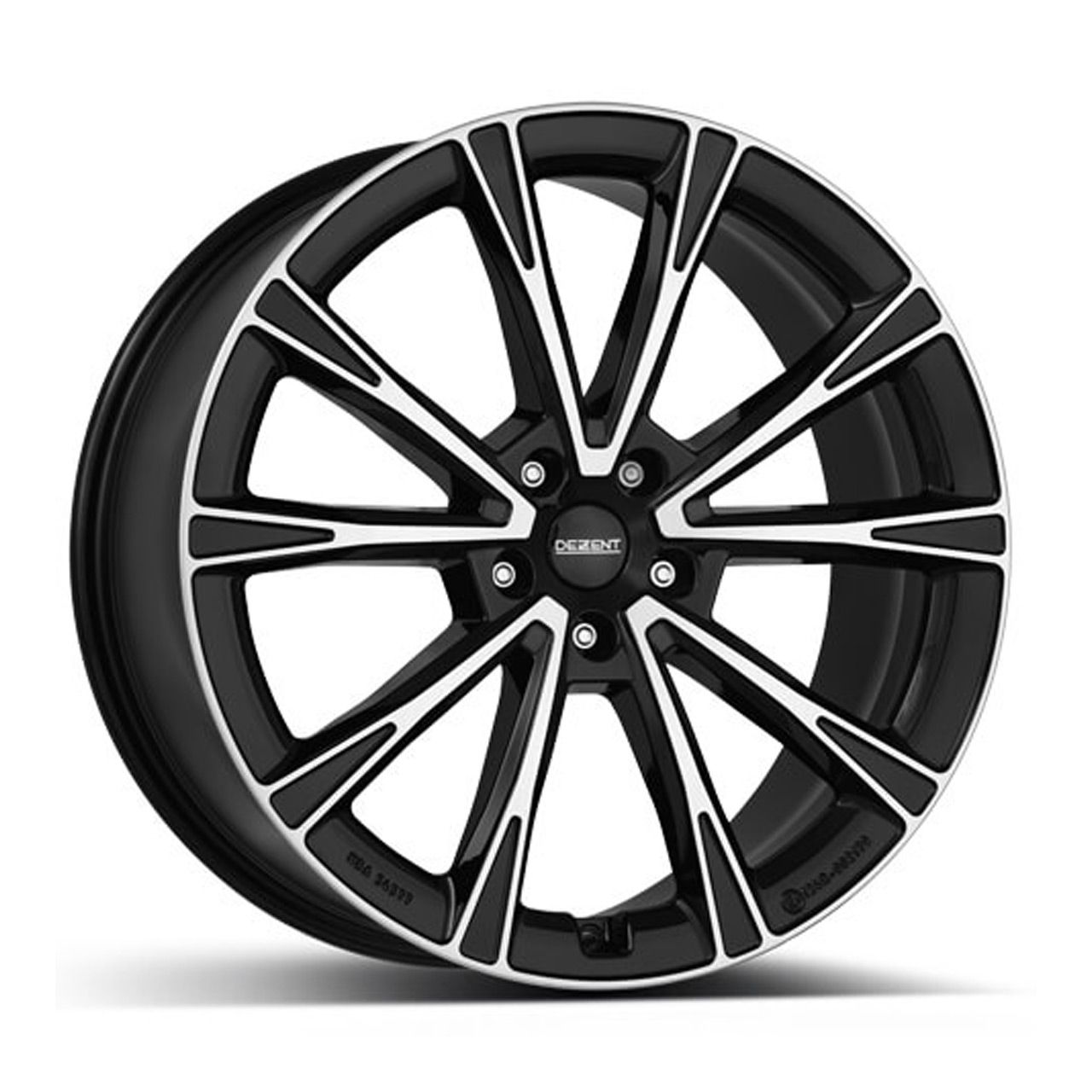 DEZENT Alu Wheel, 8.0J x 20, 5x112 ET27, Black Gloss Front-Polished