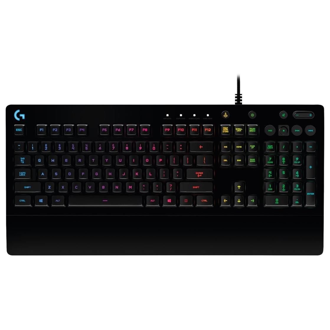 Logitech G213 Prodigy - Retro-Illuminated USB Keyboard - US QWERTY