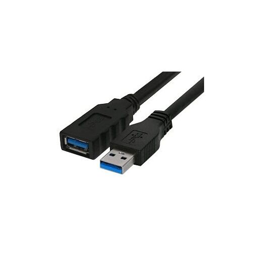 Equip USB 3.0 Cable Extension - 3m Black