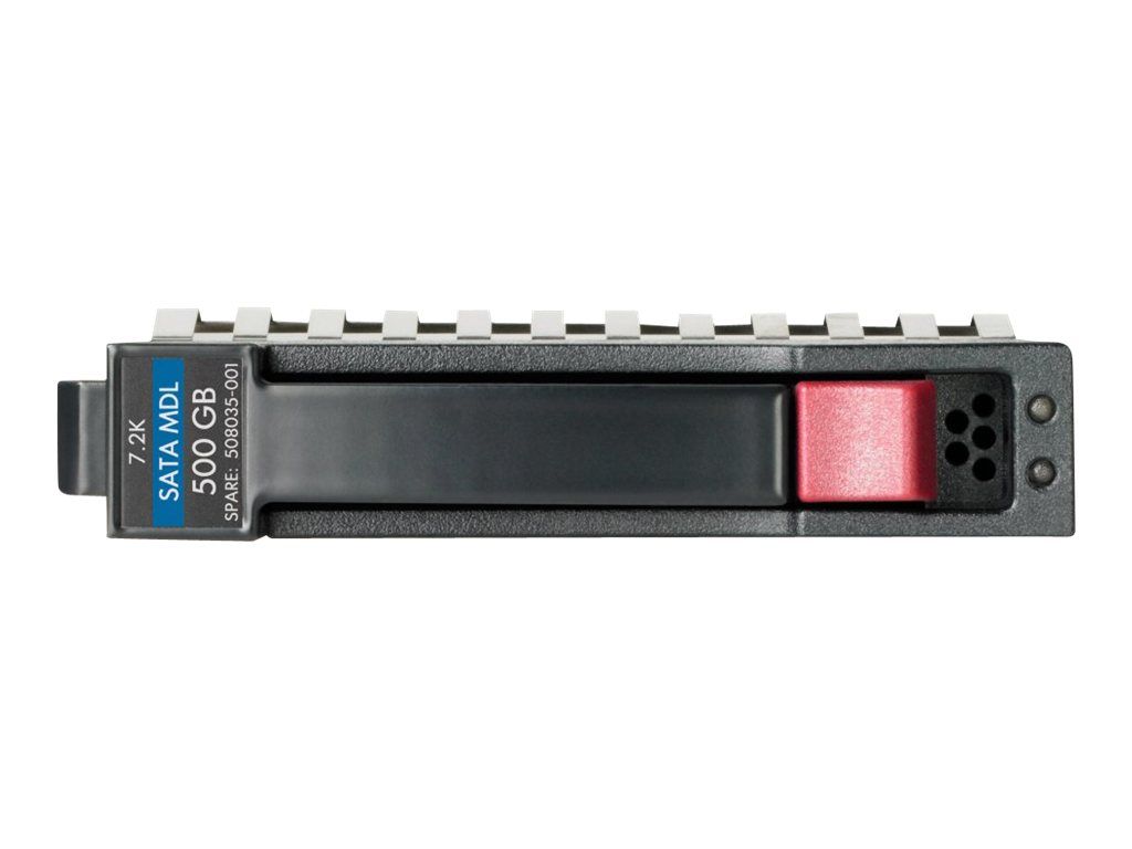 Disco duro HP Midline - 500 GB - Intercambiable en caliente - 2,5" SFF - SATA 6Gb/s - 7200 rpm - con soporte HP SmartDrive