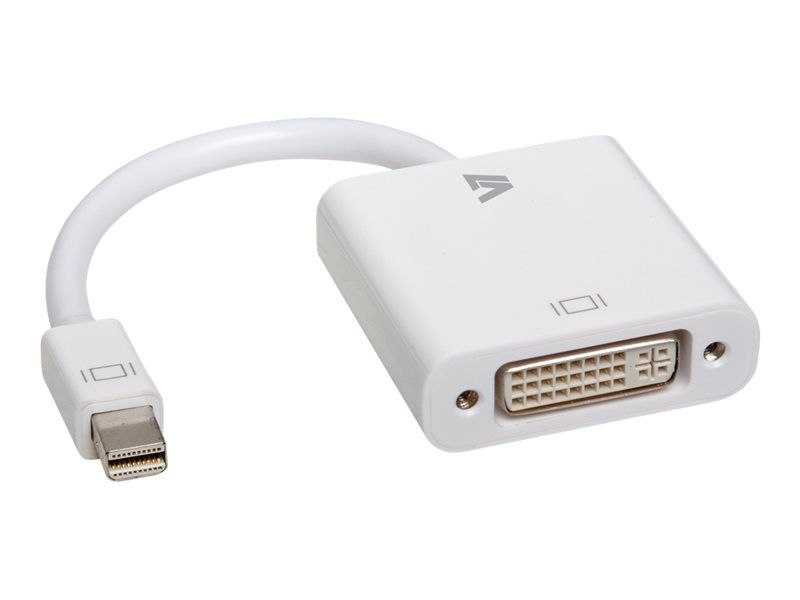 V7 Mini DisplayPort to DVI Adapter - White