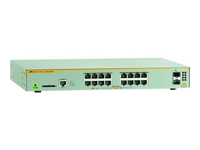 Allied Telesis AT x230-18GT Managed Switch - 16 x 10/100/1000 + 2 SFP