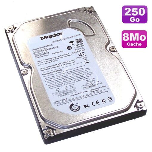 Maxtor 250GB SATA 3.5" Hard Drive, DiamondMax 21 STM3250820AS, 7200RPM, 8MB Cache