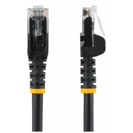 Cable Ethernet de 3 m StarTech, 10GbE sin gancho, negro