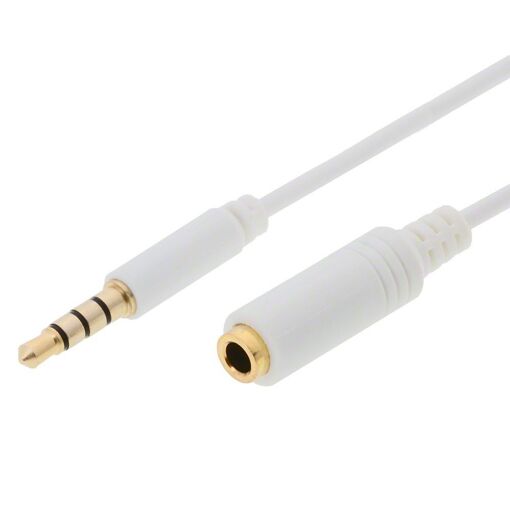 Delock 3.5mm Stereo Audio Cable - 5m, White