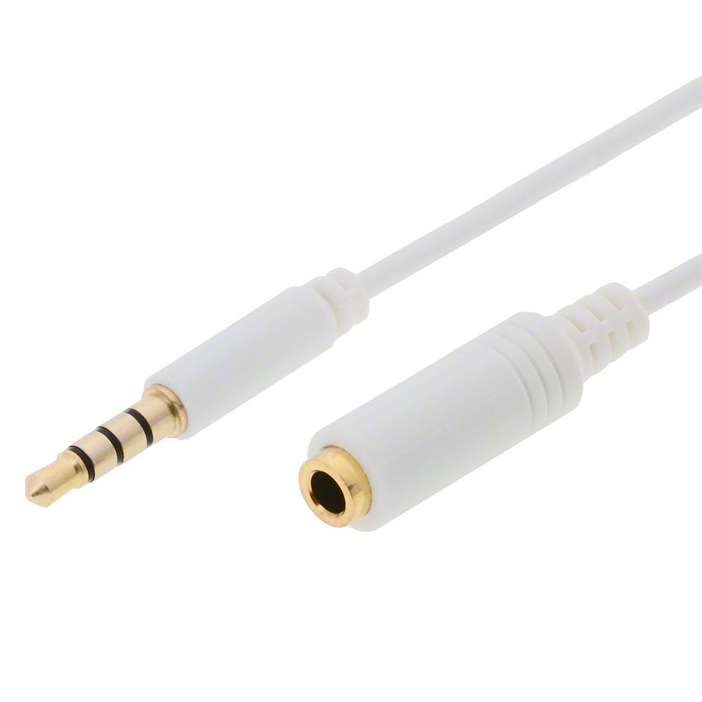 Delock 3.5mm Stereo Audio Cable - 5m, White