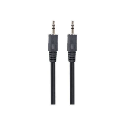 Câble audio Gembird - 5 m, stéréo mini-jack 3,5 mm mâle/mâle - Noir