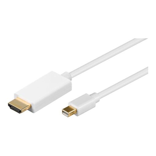 Wentronic Mini DisplayPort to HDMI Adapter Cable - 2m - White