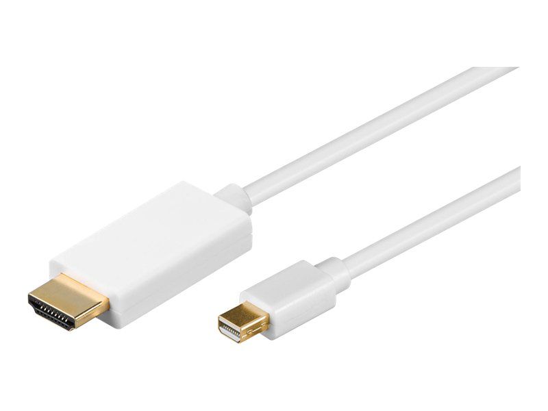 Cable adaptador Wentronic Mini DisplayPort a HDMI - 2 m - Blanco