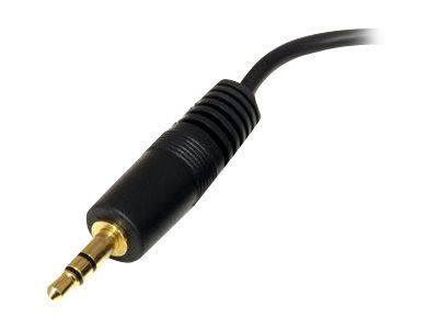 Cable de audio StarTech de 6 pies, estéreo de 3.5 mm, conectores dorados, macho/macho