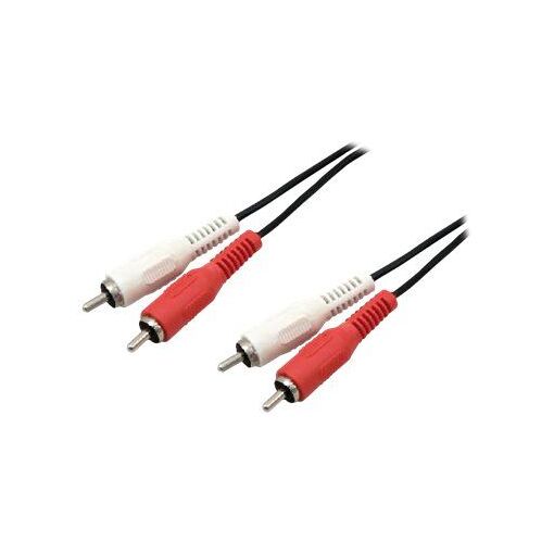 MCL Audio Cable - 2 RCA Male to 2 RCA Male - 10m