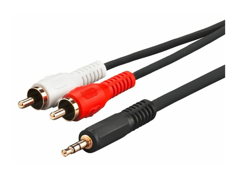MicroConnect Audio Cable - 3.5mm Stereo Mini to RCA Male - 1.5m