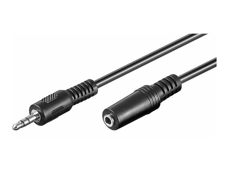 Extensor de cable de audio MicroConnect - 3,5 mm estéreo hembra a macho - 1,5 m