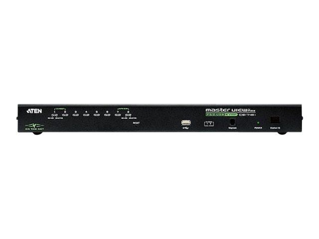 ATEN CS1708i - 8-Port KVM Switch - 1 Local User, 2 IP Users