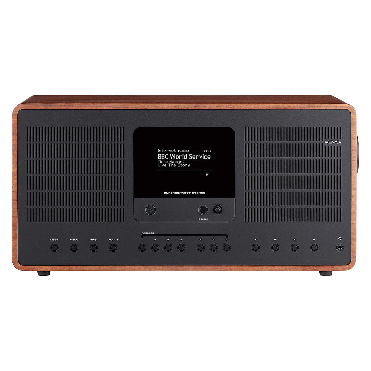 Revo SuperConnect Stereo Noyer/Noir