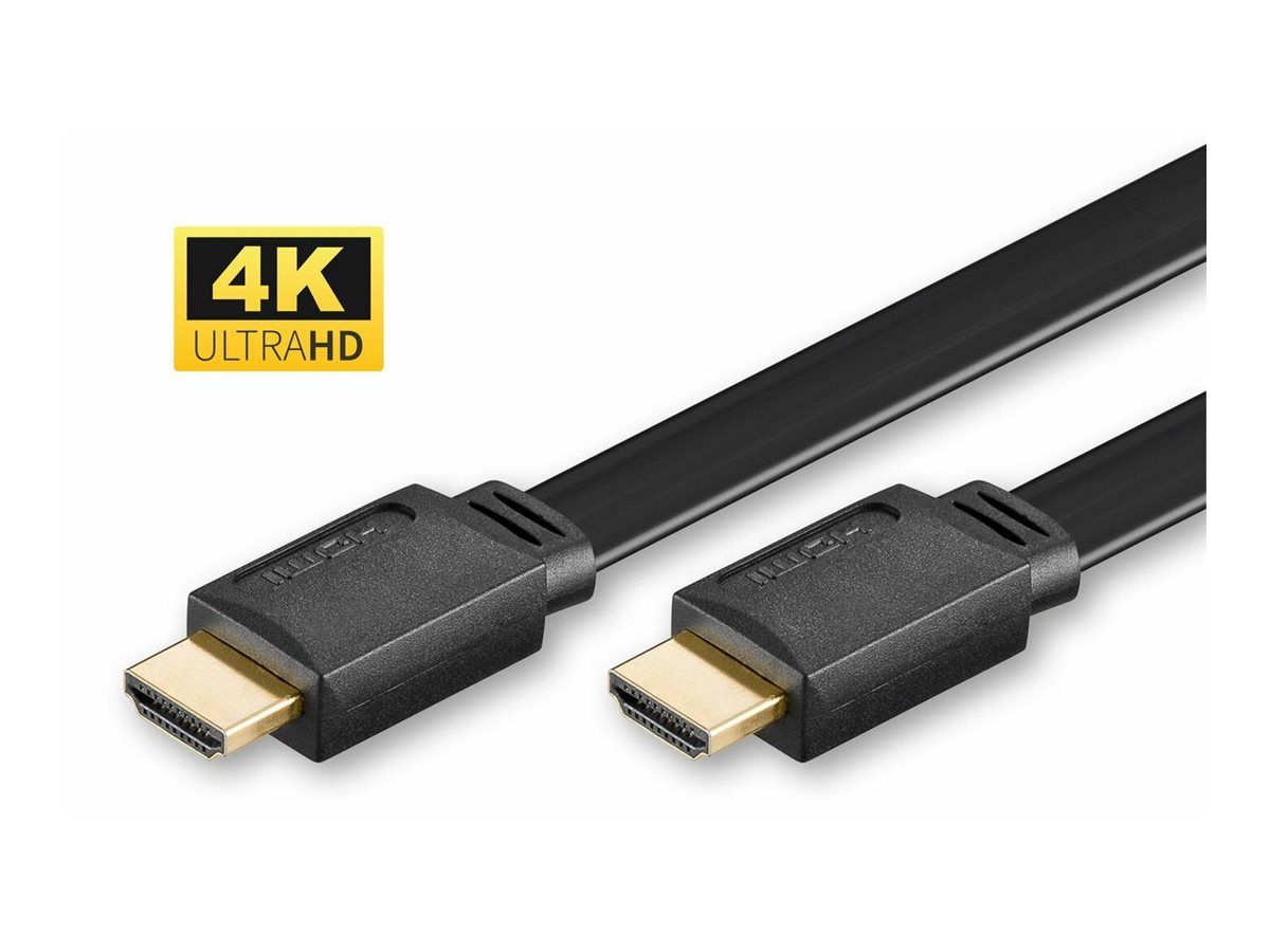 MicroConnect HDMI Cable - 5m Flat