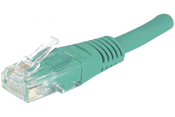 Dexlan CAT5e RJ45 UTP Patch Cable, Green - 1 ft