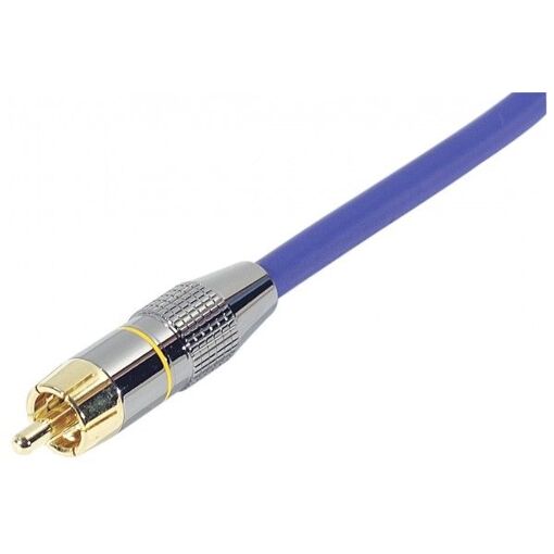 Cable de vídeo Exertis Connect - Vídeo compuesto - Conexión RCA macho a macho - 15 m - Doble blindaje