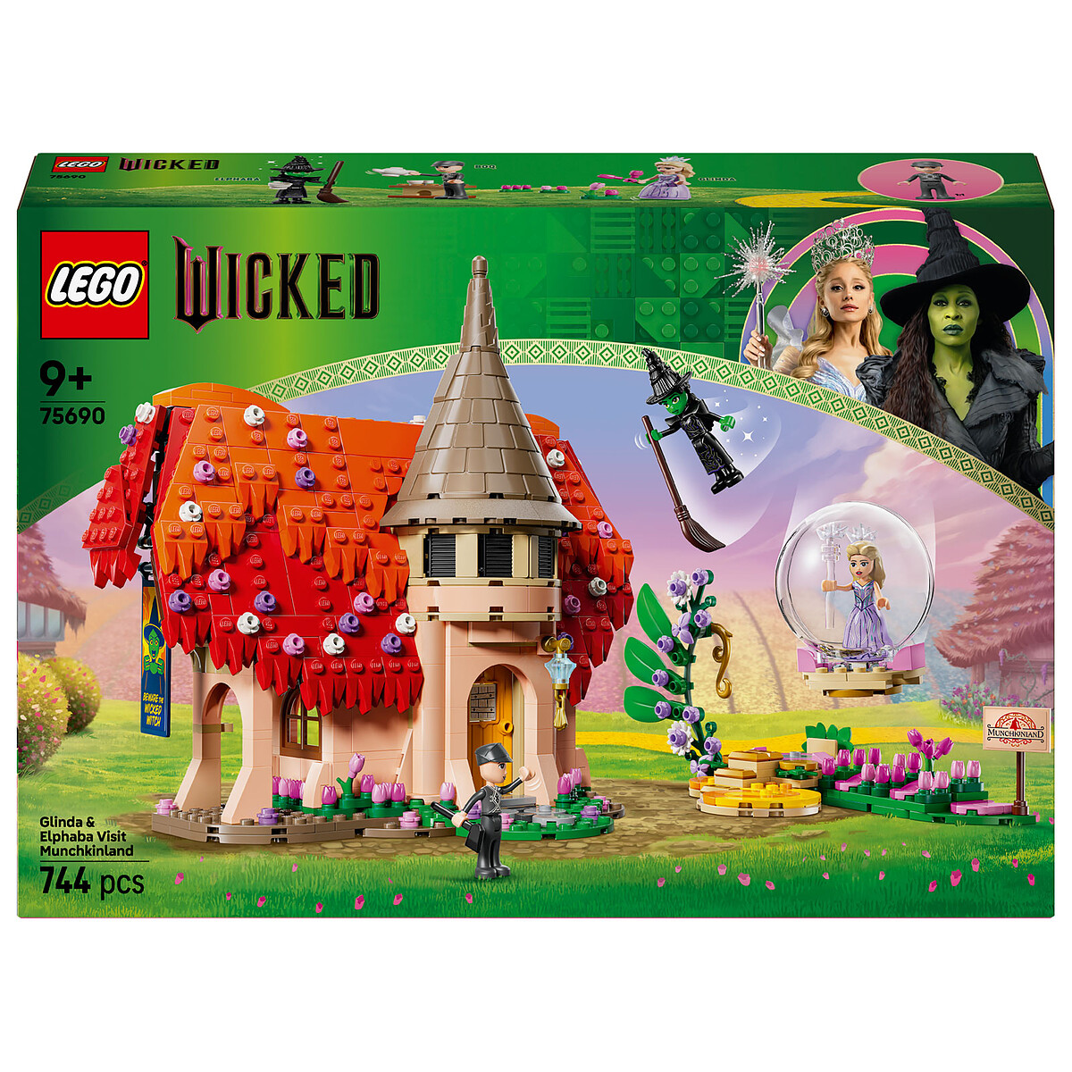 LEGO Wicked 75690 Glinda et Elphaba au Pays des Munchkins