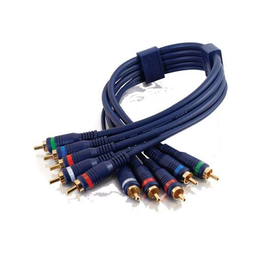 Cable de video/audio C2G Velocity - Video componente/audio - RCA macho a RCA macho - 1 m - Doble par trenzado blindado