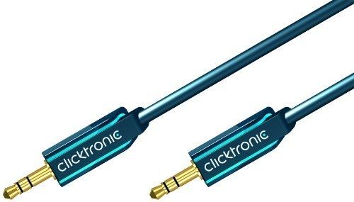 CLICKTRONIC Stereo 3.5mm Corded Jack - 1m