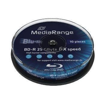 MediaRange - 10 x BD-R - 25 GB 6x - espiola