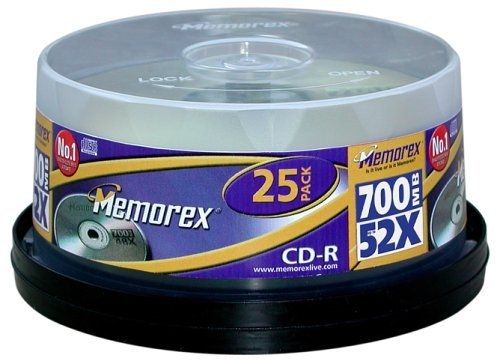 Imation 25-Pack CD-R - 700MB (80 min) 52x Speed