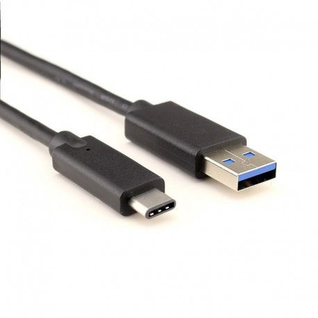 King-HighTech USB 3 Type C Data and Charge Cable for HTC 10 (1m, Black)
