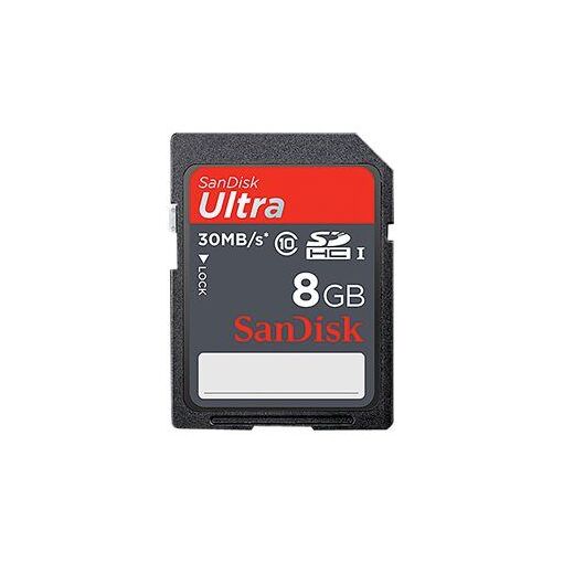 SanDisk Ultra Flash Memory Card - 8GB - Class 10 - SDHC UHS-I