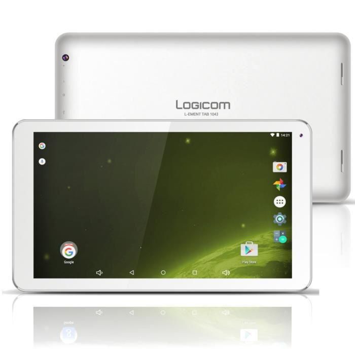 Logicom L-EMENT TAB 1043 8GB 10.1-inch Tablet, White