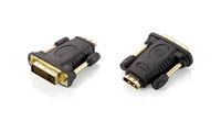 Adaptador de vídeo equip - HDMI hembra a DVI-D macho - Blindado - Negro