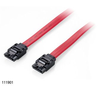 Equip SATA Cable - 1m, Locked, Red