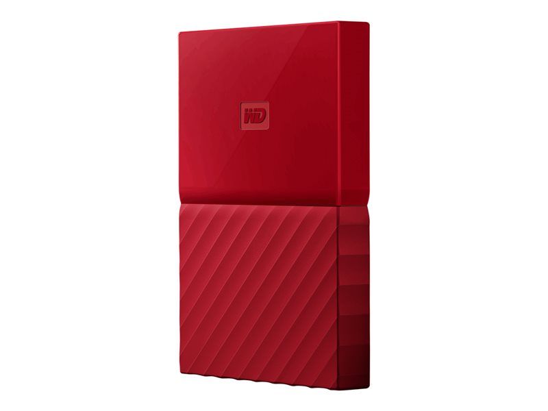 Western Digital My Passport - 1TB Portable External Hard Drive - USB 3.0, Encrypted with AES 256-bit Encryption - Red
