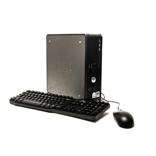Dell Optiplex GX755 SFF - Procesador Intel Core 2 Duo E4600, 2.4 GHz, 2 GB de RAM, Disco duro de 80 GB
