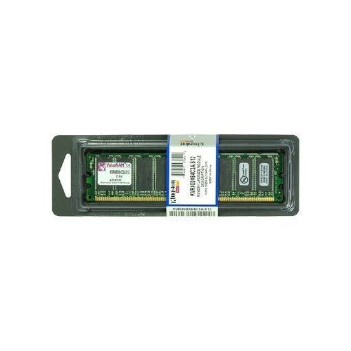 Módulo Kingston ValueRAM - 512 MB DDR - 400 MHz PC3200 - CL3 - 2,6 V - memoria sin búfer no ECC