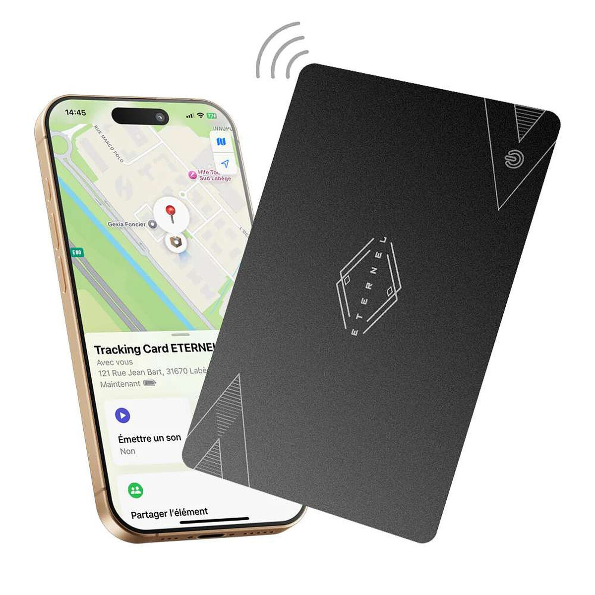 Eternel carte de localisation Apple Find My