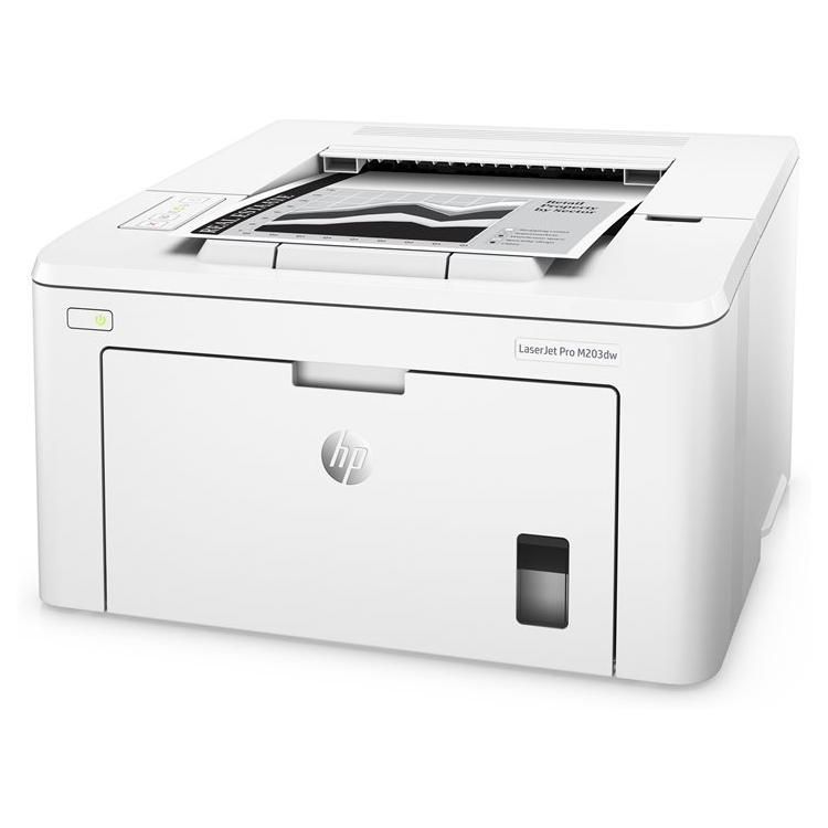 HP LaserJet Pro M203dw Printer - Black-and-White - 28 ppm - 260 Sheets