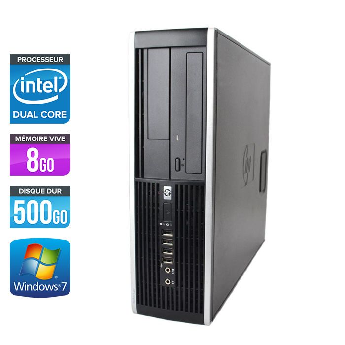 HP Elite 8300 SFF - Intel Pentium G870 / 3.10 GHz - 8GB RAM - 500GB HDD - DVD - Gigabit Ethernet - Windows 7 Pro