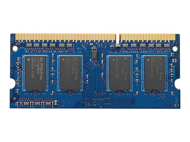 HP 8GB DDR3 SODIMM Module (1600MHz, PC3-12800, No Buffering, Non-ECC)