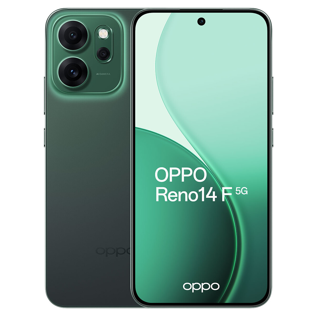 OPPO Reno14 F 5G Vert Emeraude (8 Go / 256 Go)