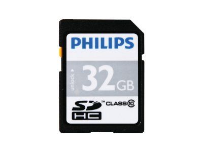 Philips 32GB SDHC Memory Card Class 10