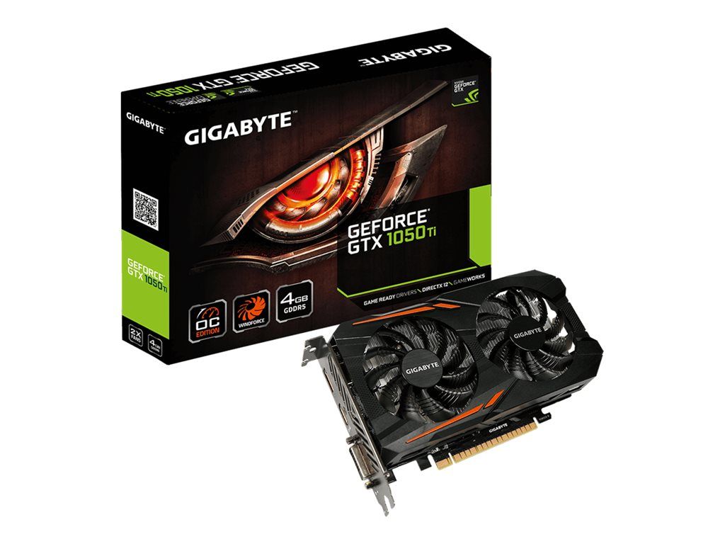 Gigabyte GeForce GTX 1050 Ti OC 4G Graphics Card