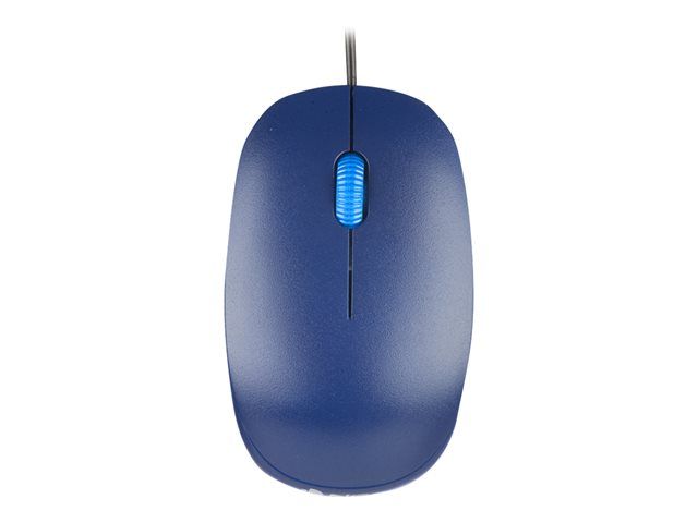 NGS Flame Mouse - Right-Handed and Left-Handed - Optical - 3 Buttons - Wired - USB - Blue