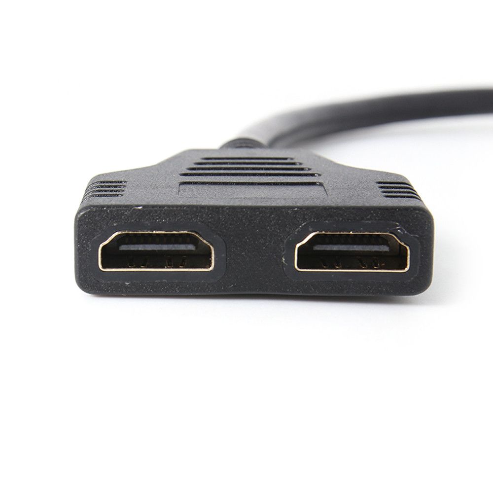 APC Double HDMI 1-2 Splitter Cable Signal Converter for Video TV HDTV