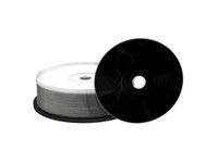 MediaRange CD-R 25 Pack - 700MB (80 min) 52x - Black - Inkjet Printable Surface, Printable Inner Core - Spindle