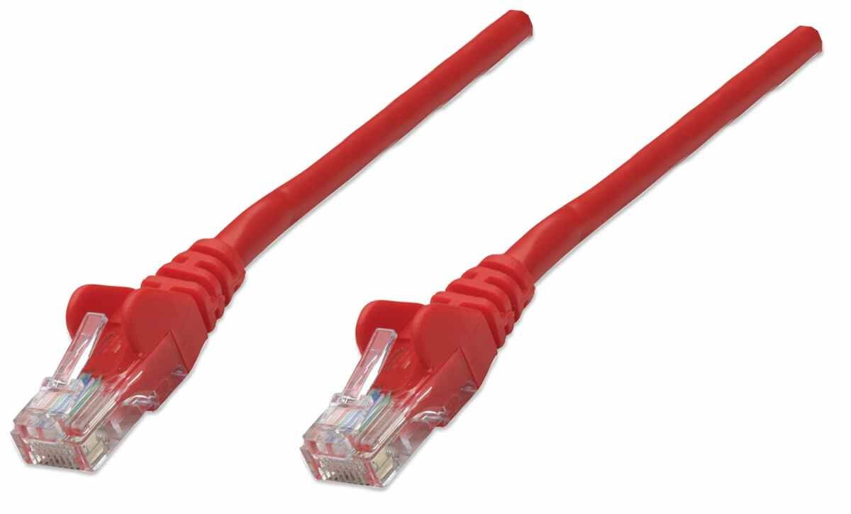 Cable de red Intelinet, Cat5e, 5 m, rojo